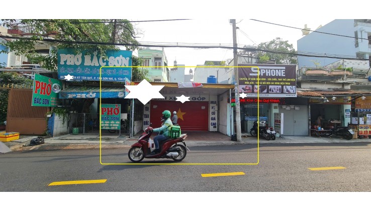 Cho thuê nhà Mặt tiền Tân Kỳ Tân Quý 180m2 - NGANG 6M